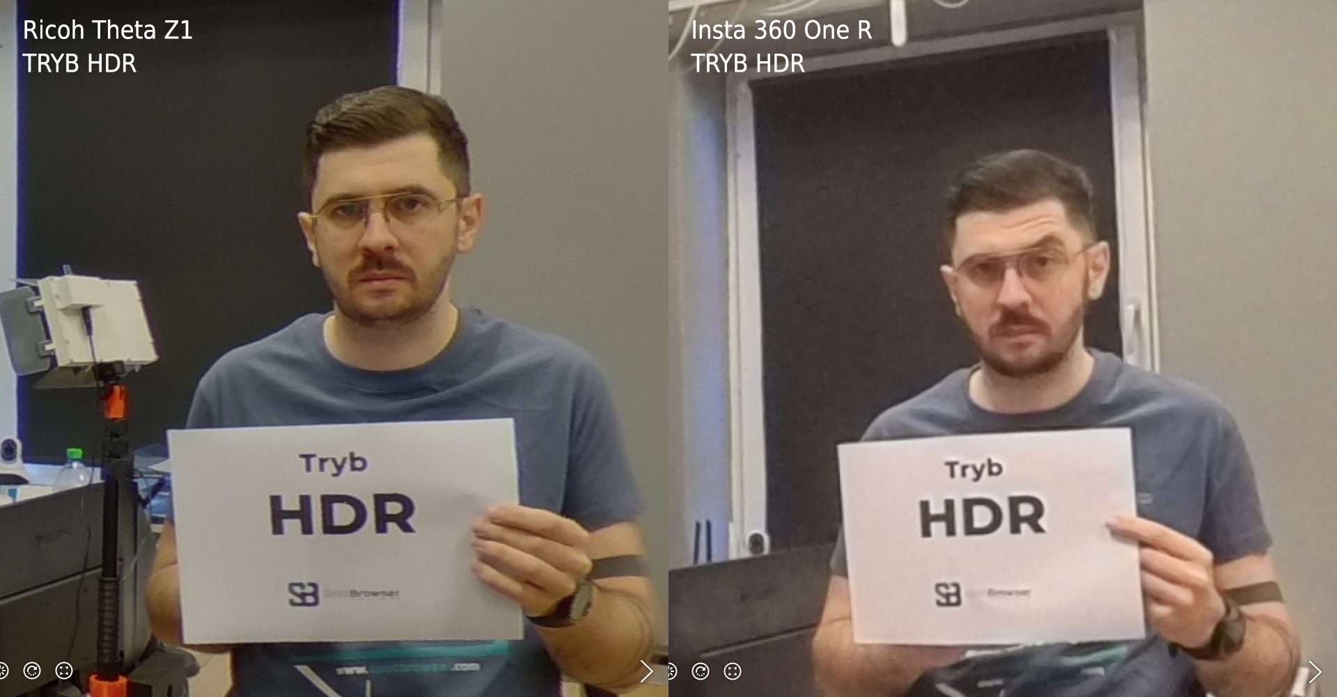 Ricoh Theta Z1 vs Insta 360 One R TRYB HDR